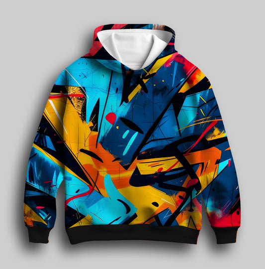 Paint Unisex Printed Hoodie