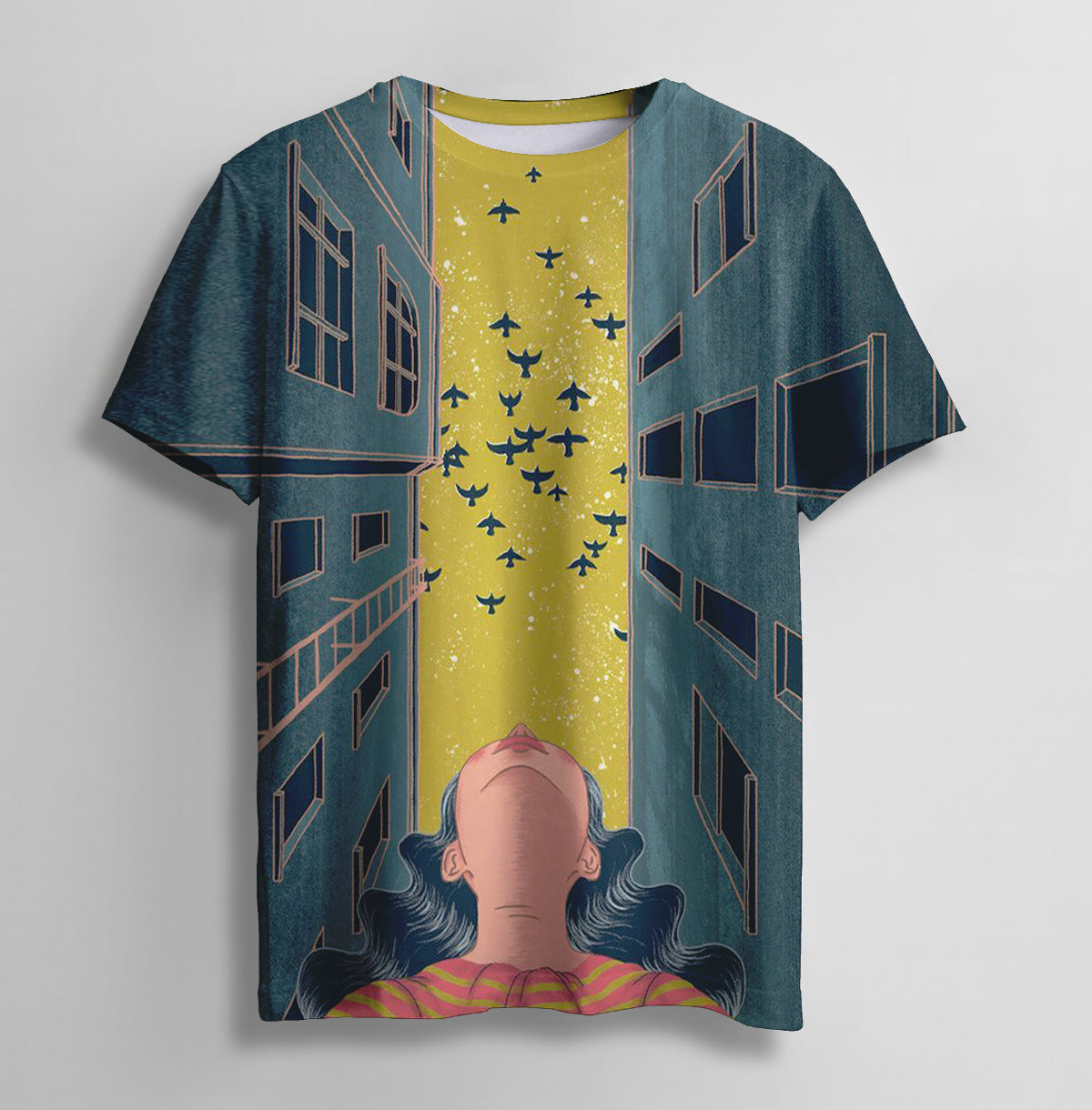 Look At Sky Graphic T-shirts