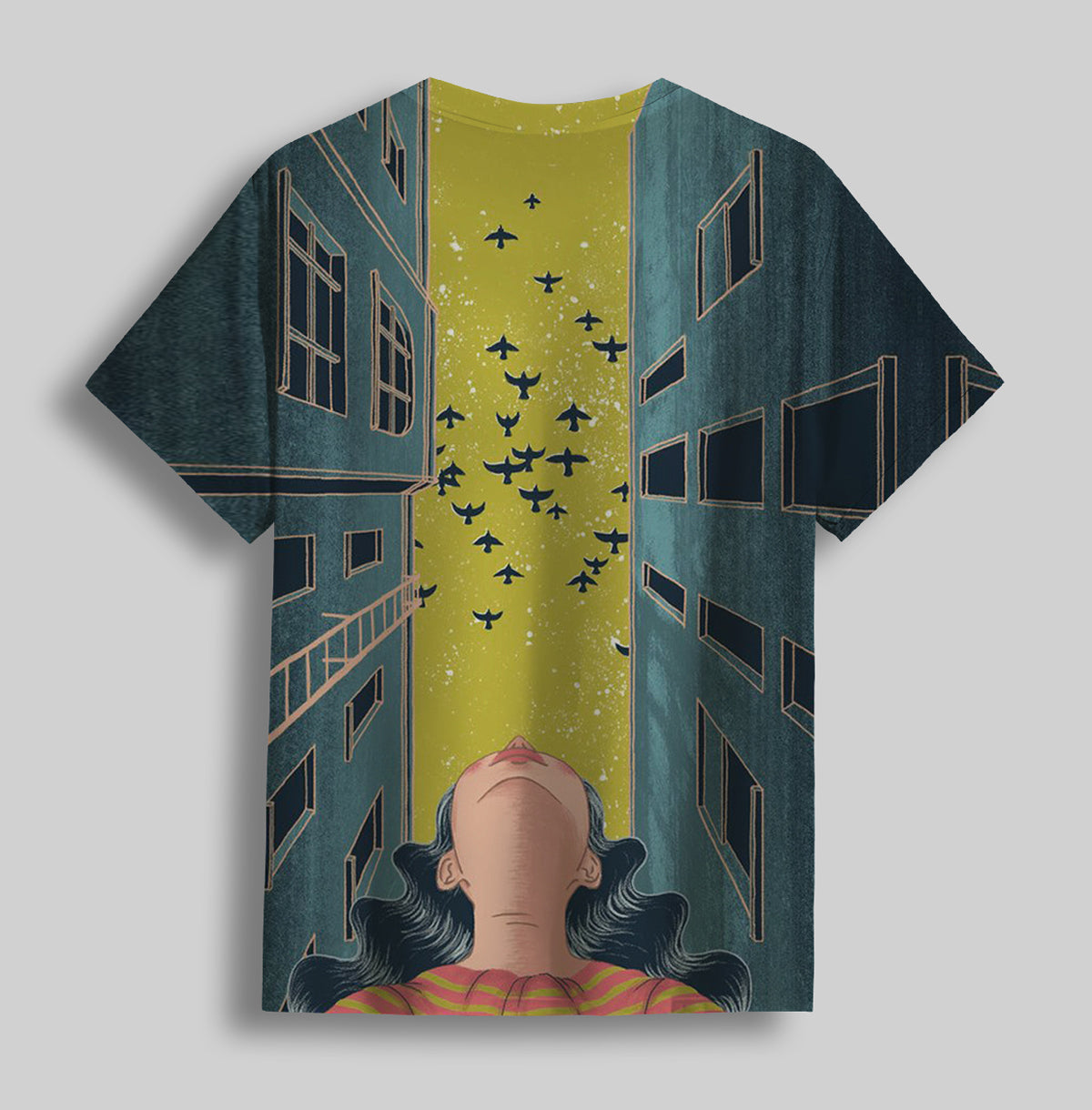 Look At Sky Graphic T-shirts