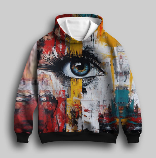 I Am Watching Unisex Printed Hoodie