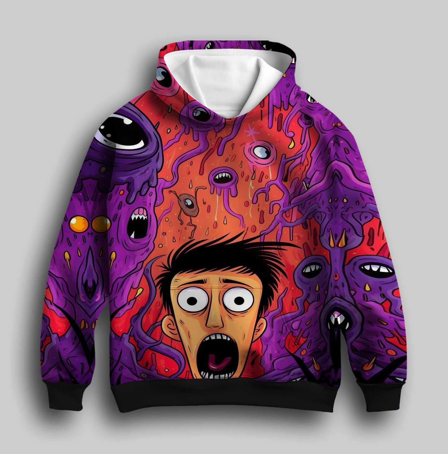 Shock Unisex Printed Hoodie